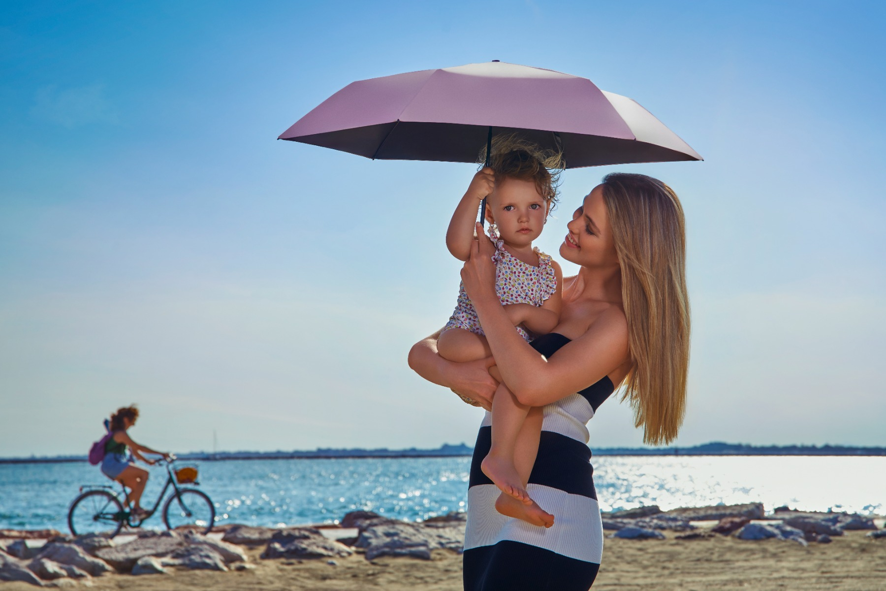 parapluie Knirps avec protection UV et bouclier thermique